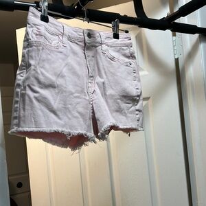 Pink Denim Women's Shorts